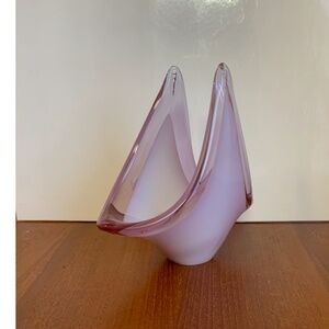 VAN Lavorazione “Mery Bonboniere” napkin holder. VTG Murano style art glass